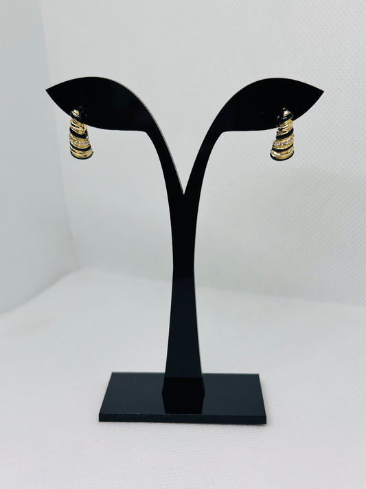 Crooked earrings