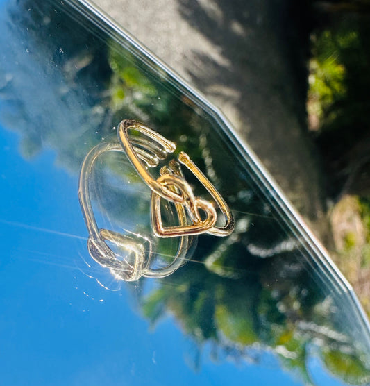 Knot Heart Ring