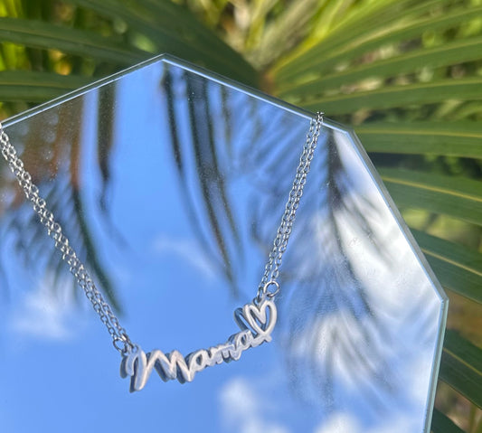 Love Mom Necklace