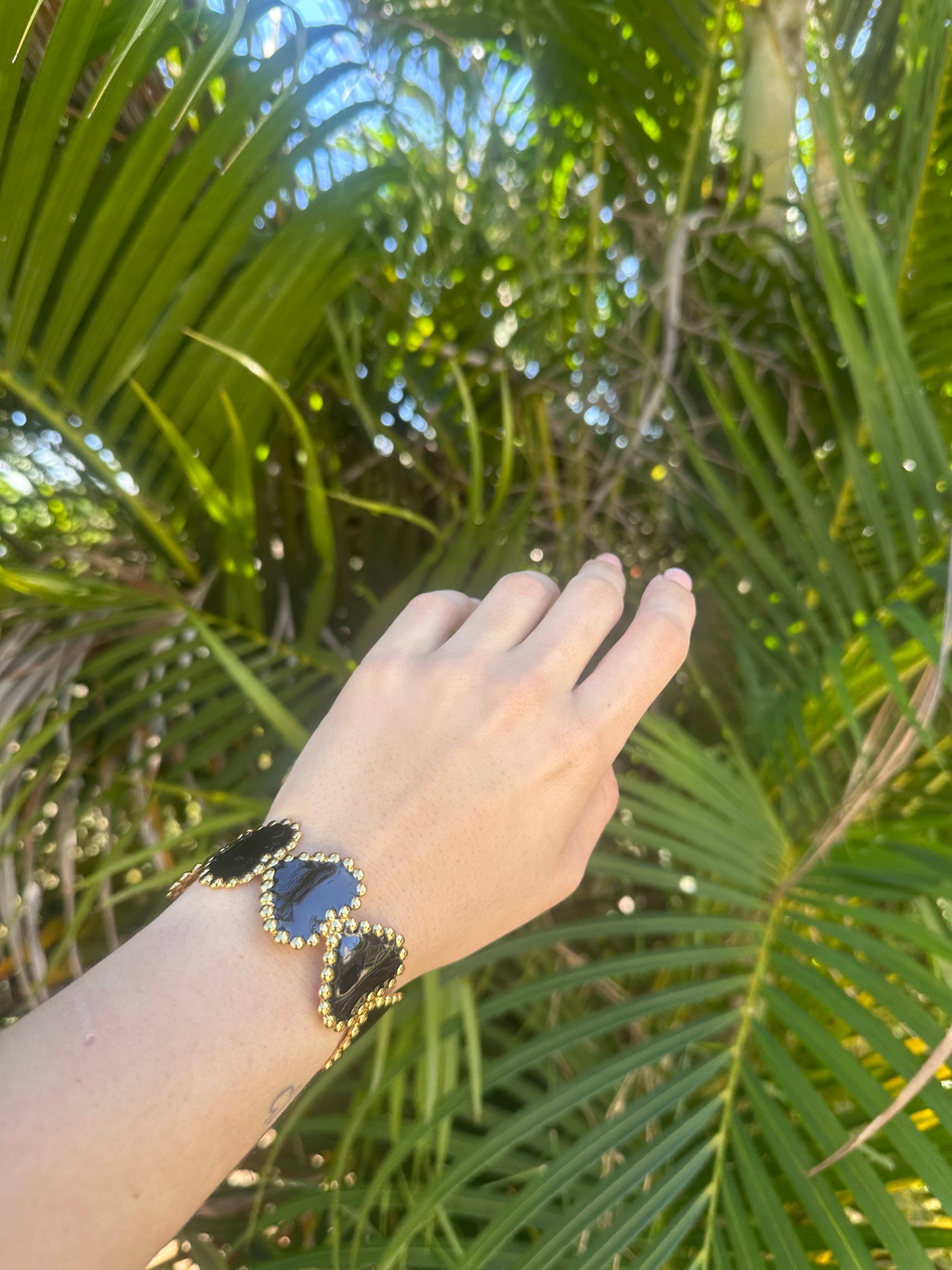 Black Heart Bangle