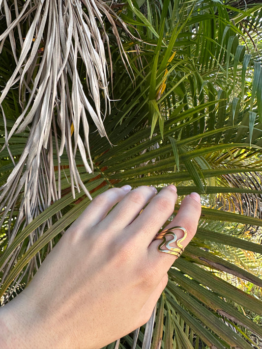 Triple Wave Ring