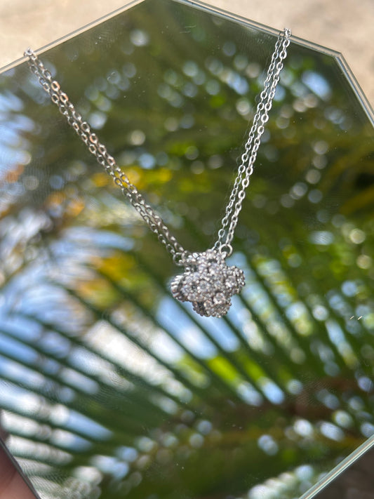 Silver Clover Necklace