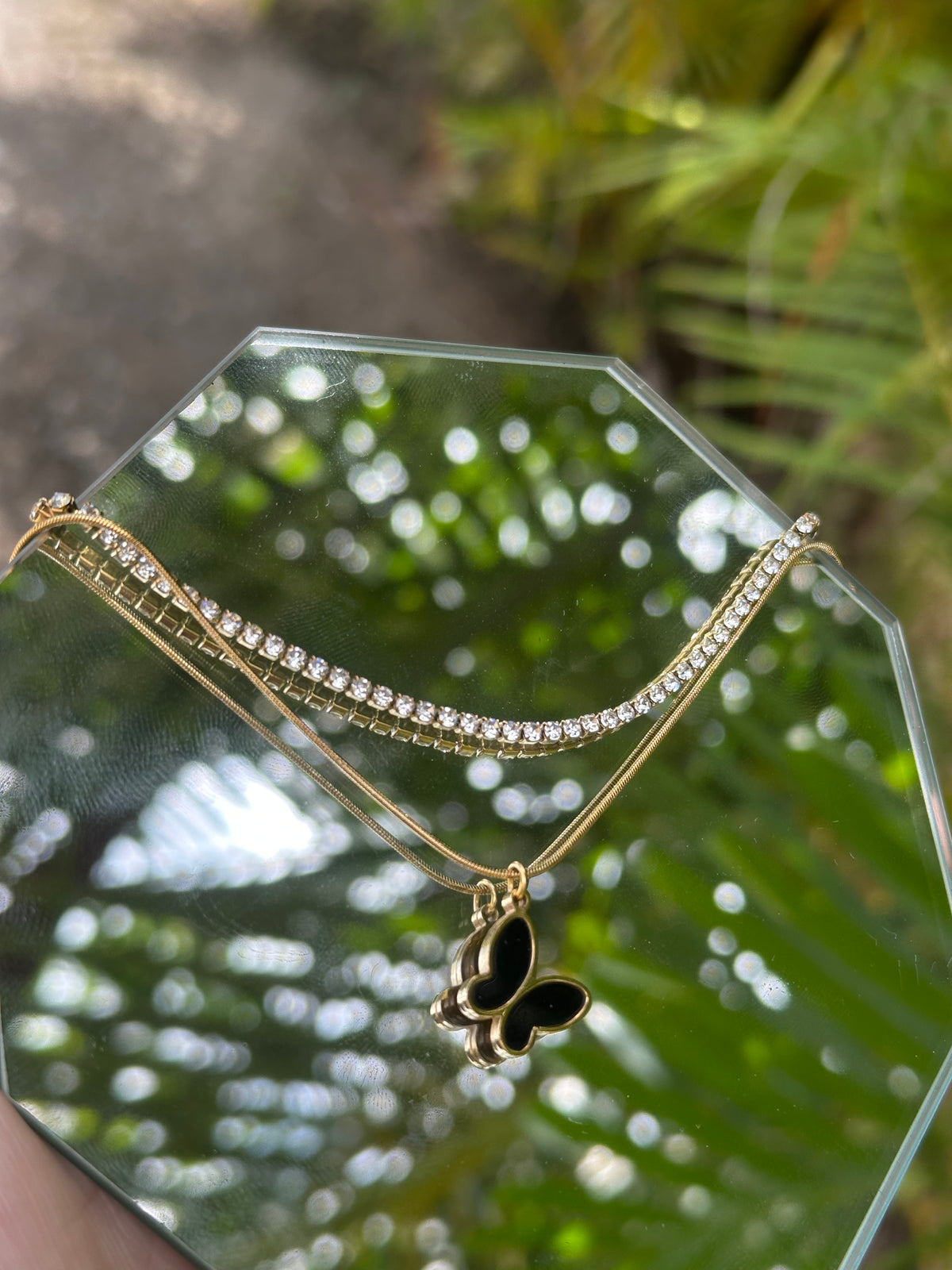 Butterfly Double Necklace