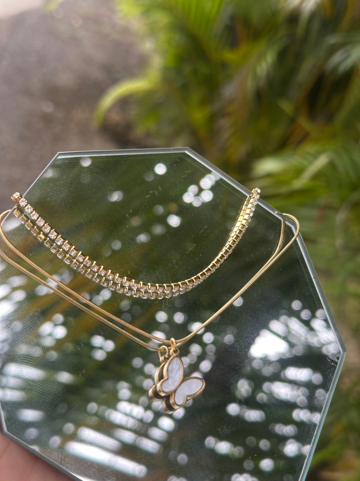 Butterfly Double Necklace