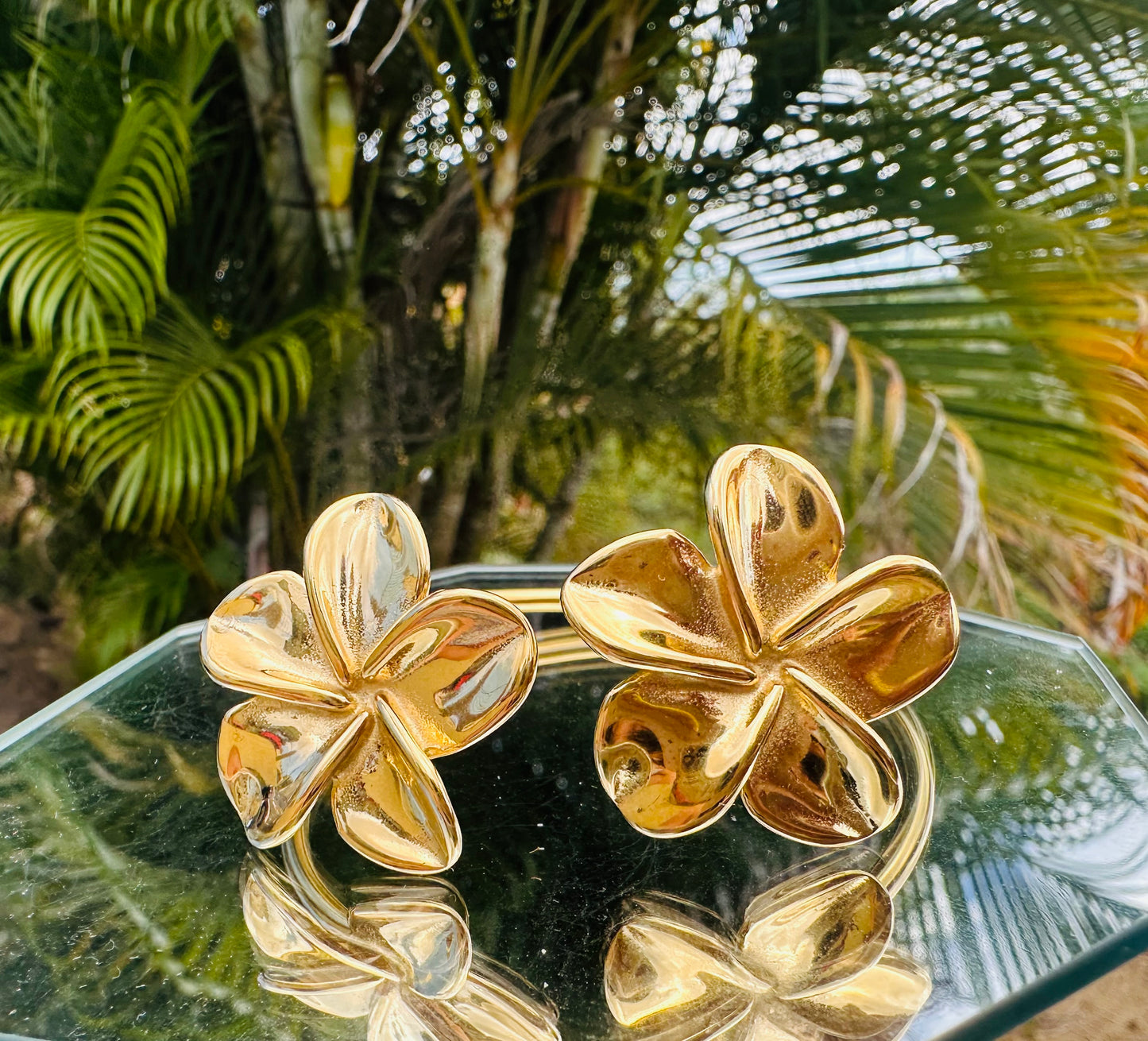 TWO Flowers bangle