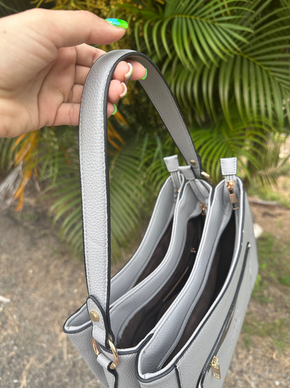 Gray Tote
